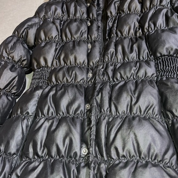 The North Face Womens Small Goose Down Coat 550‎ Goose Puffer Jacket Black - Picture 3 of 11